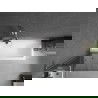 Mexen Next L badwand scherm 1-deurs 70 x 150 cm, grafiet, chroom - 895-070-000-03-40-01