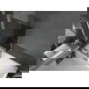 Mexen Next L Badewannenabtrennung 1-flügelig 90 x 150 cm, Graphit, Chrom - 895-090-000-03-40-01