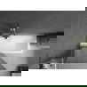 Mexen Next L Badewannenabtrennung 1-flügelig 90 x 150 cm, Graphit, Chrom - 895-090-000-03-40-01