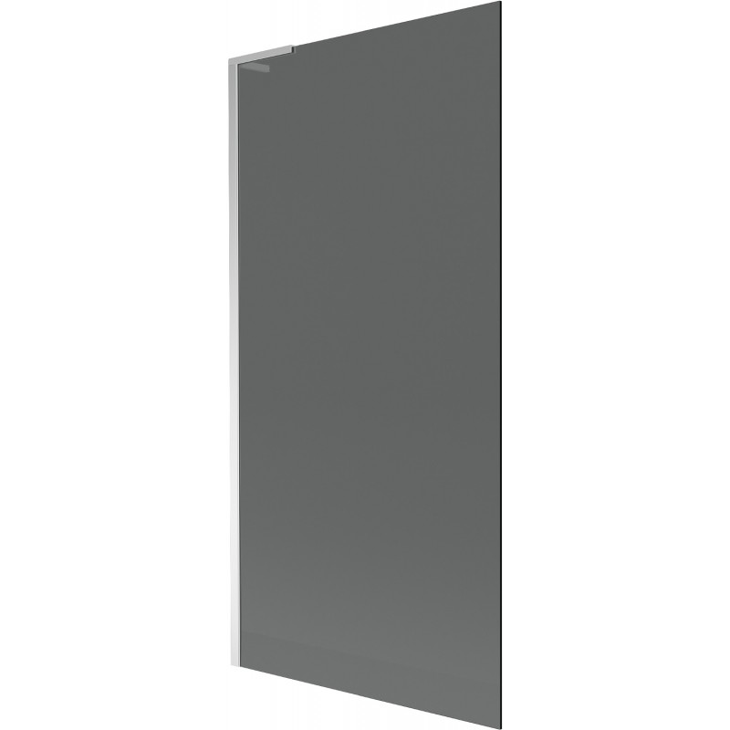 Mexen Next L Badewannenabtrennung 1-flügelig 90 x 150 cm, Graphit, Chrom - 895-090-000-03-40-01