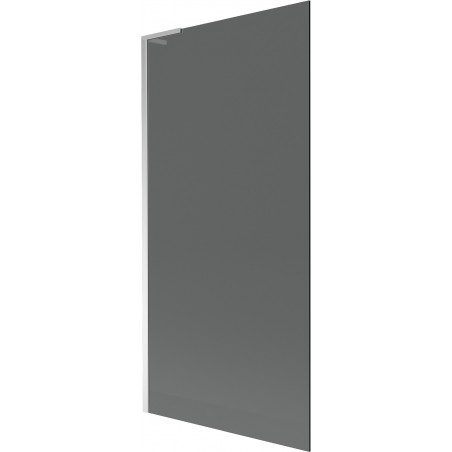 Mexen Next L Badewannenabtrennung 1-flügelig 90 x 150 cm, Graphit, Chrom - 895-090-000-03-40-01