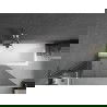 Mexen Next L badwand, 1-delig, 100 x 150 cm, grafiet, chroom - 895-100-000-03-40-01