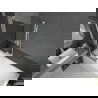 Mexen Next L Badewannenfaltwand 1-flügelig 60 x 150 cm, grafit, weiß - 895-060-000-03-40-20