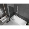 Mexen Next L vanni ekraan 1-leheline 60 x 150 cm, grafiit, valge - 895-060-000-03-40-20