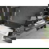 Mexen Next L Badewannenfaltwand 1-flügelig 60 x 150 cm, grafit, weiß - 895-060-000-03-40-20