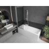 Mexen Next L vanni ekraan 1-leheline 60 x 150 cm, grafiit, valge - 895-060-000-03-40-20