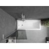 Mexen Next L vanni ekraan 1-leheline 60 x 150 cm, grafiit, valge - 895-060-000-03-40-20