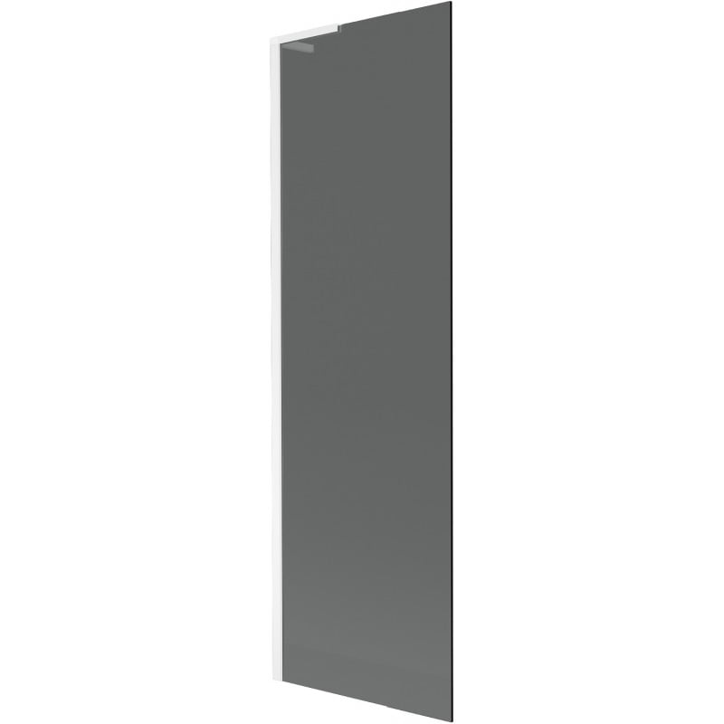 Mexen Next L Badewannenfaltwand 1-flügelig 60 x 150 cm, grafit, weiß - 895-060-000-03-40-20