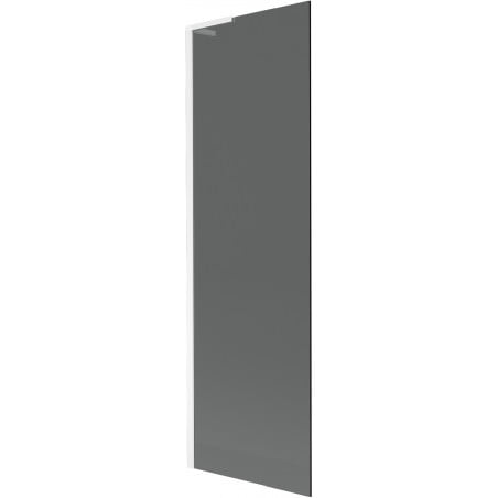 Mexen Next L Badewannenfaltwand 1-flügelig 60 x 150 cm, grafit, weiß - 895-060-000-03-40-20