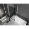 Mexen Next L vanniparavan 1-tiivaline 70 x 150 cm, grafiit, valge - 895-070-000-03-40-20