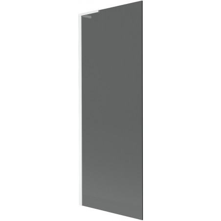 Mexen Next L Badewannenfaltwand 1-flügelig 70 x 150 cm, Graphit, Weiß - 895-070-000-03-40-20