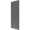 Mexen Next L badwand 1-vleugelig 70 x 150 cm, grafiet, wit - 895-070-000-03-40-20