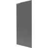 Mexen Next L vannipaneel 1-tiivaline 80 x 150 cm, grafiit, valge - 895-080-000-03-40-20