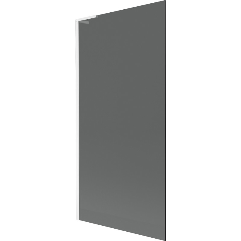 Mexen Next L vannipaneel, 1-tiivaline 90 x 150 cm, grafiit, valge - 895-090-000-03-40-20