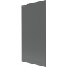 Mexen Next L vannipaneel, 1-tiivaline 90 x 150 cm, grafiit, valge - 895-090-000-03-40-20