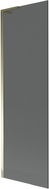 Mexen Next L vannipaneel 1-ukseline 60 x 150 cm, grafiit, kuldne - 895-060-000-03-40-50