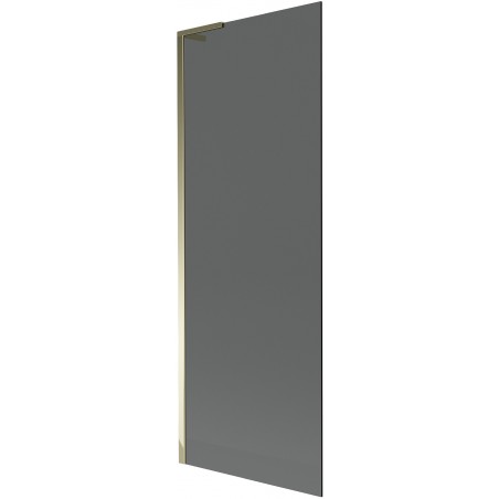 Mexen Next L badscherm 1-delig 70 x 150 cm, grafiet, goud - 895-070-000-03-40-50