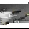 Mexen Next L badwand 1-delig 90 x 150 cm, grafiet, goud - 895-090-000-03-40-50