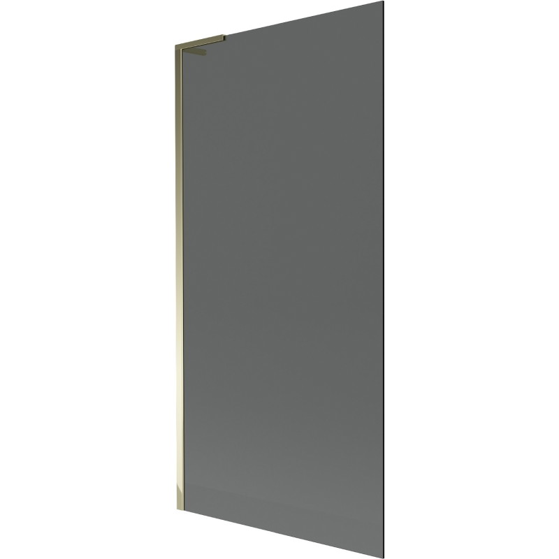 Mexen Next L vanninurk 1-labaline 90 x 150 cm, grafiit, kuldne - 895-090-000-03-40-50