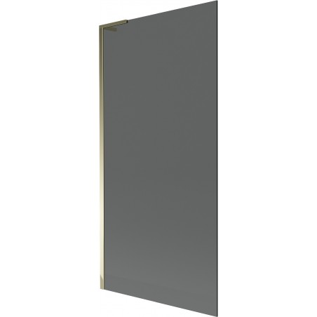 Mexen Next L badwand 1-delig 90 x 150 cm, grafiet, goud - 895-090-000-03-40-50