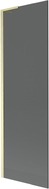 Mexen Next L bath screen 1-wing 60 x 150 cm, graphite, brushed gold - 895-060-000-03-40-55