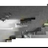 Mexen Next L badwand 1-deurs 60 x 150 cm, grafiet, geborsteld goud - 895-060-000-03-40-55