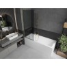 Mexen Next L vanniekraan 1-tiivaline 70 x 150 cm, grafiit, harjatud kuldne - 895-070-000-03-40-55
