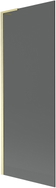 Mexen Next L vanniekraan 1-tiivaline 70 x 150 cm, grafiit, harjatud kuldne - 895-070-000-03-40-55