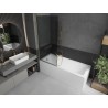 Mexen Next L vanniparavann, 1-tiivaline, 80 x 150 cm, grafiit, kuldne harjatud - 895-080-000-03-40-55