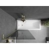 Mexen Next L vanniparavann, 1-tiivaline, 80 x 150 cm, grafiit, kuldne harjatud - 895-080-000-03-40-55