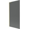 Mexen Next L vannitoa vahesein, 1-ukseline, 90 x 150 cm, grafiit, kuldne harjatud - 895-090-000-03-40-55