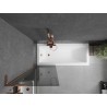 Mexen Next L vannisein 1-osaline 60 x 150 cm, grafiit, roosa kuld - 895-060-000-03-40-60