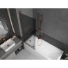 Mexen Next L vanniekardina 1-tiivaline 70 x 150 cm, grafiit, roosa kuld - 895-070-000-03-40-60