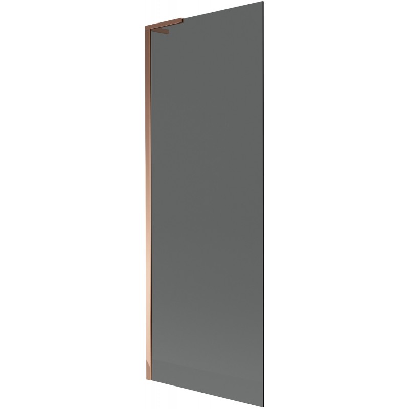 Mexen Next L Badewannenfaltwand 1-flügelig 70 x 150 cm, Graphit, Roségold - 895-070-000-03-40-60