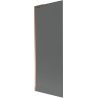 Mexen Next L badwand 1-vleugelig 70 x 150 cm, grafiet, roze goud - 895-070-000-03-40-60