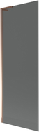 Mexen Next L vanniekardina 1-tiivaline 70 x 150 cm, grafiit, roosa kuld - 895-070-000-03-40-60