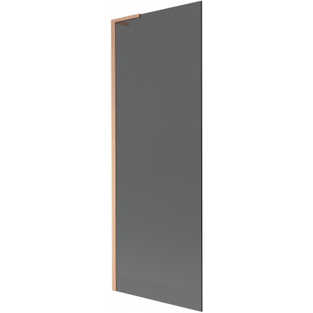 Mexen Next L Badewannenfaltwand 1-flügelig 70 x 150 cm, Grafit, gebürstetes Kupfer - 895-070-000-03-40-65