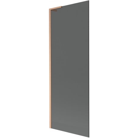 Mexen Next L Bath Screen 1-Wing 70 x 150 cm, Graphite, Brushed Copper - 895-070-000-03-40-65