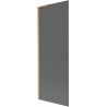 Mexen Next L badwand 1-delig 70 x 150 cm, grafiet, geborsteld koper - 895-070-000-03-40-65
