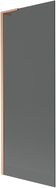 Mexen Next L vanniparavan, 1-leheline, 70 x 150 cm, grafiit, harjatud vask - 895-070-000-03-40-65