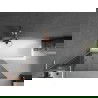 Mexen Next L badwand afscherming 1-vleugelig 90 x 150 cm, grafiet, geborsteld koper - 895-090-000-03-40-65