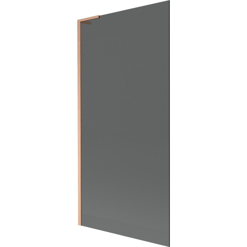 Mexen Next L vannikardina, 1-leheline 90 x 150 cm, grafiit, harjatud vask - 895-090-000-03-40-65
