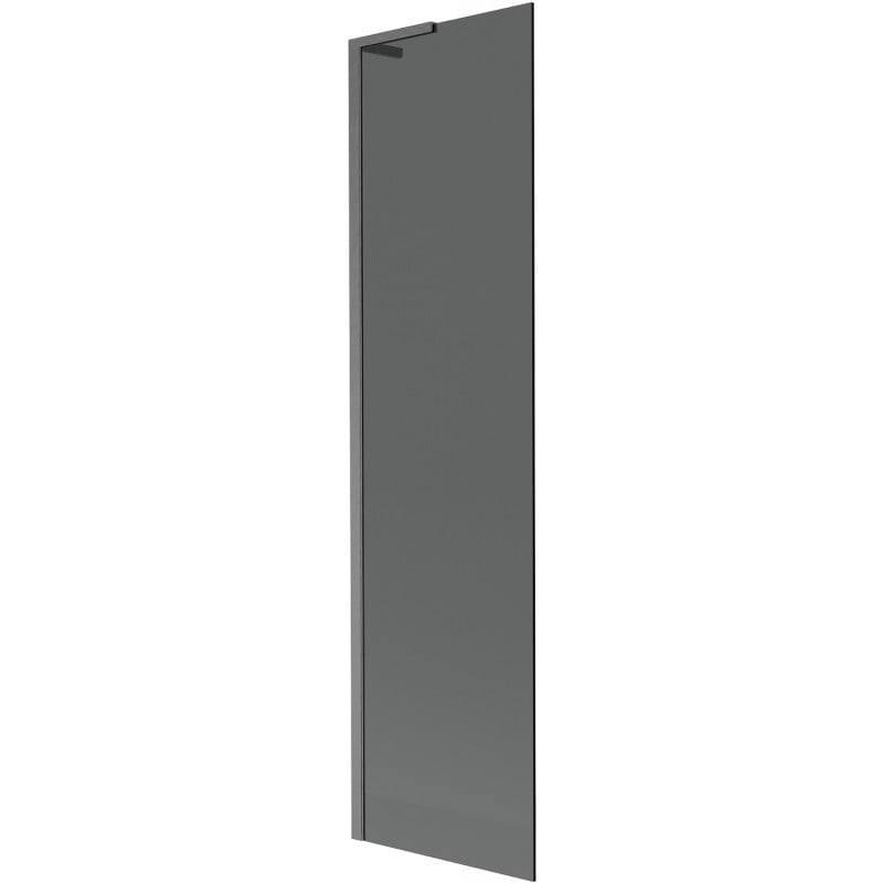 Mexen Next L duschvägg 1-flygel 50 x 150 cm, grafit, borstad gun gray - 895-050-000-03-40-66