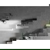 Mexen Next L Badewannenabtrennung einteilig 60 x 150 cm, Graphit, gebürstetes Gun Gray - 895-060-000-03-40-66