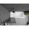 Mexen Next L vanniekraan 1-lehega 60 x 150 cm, grafiit, harjatud gun gray - 895-060-000-03-40-66