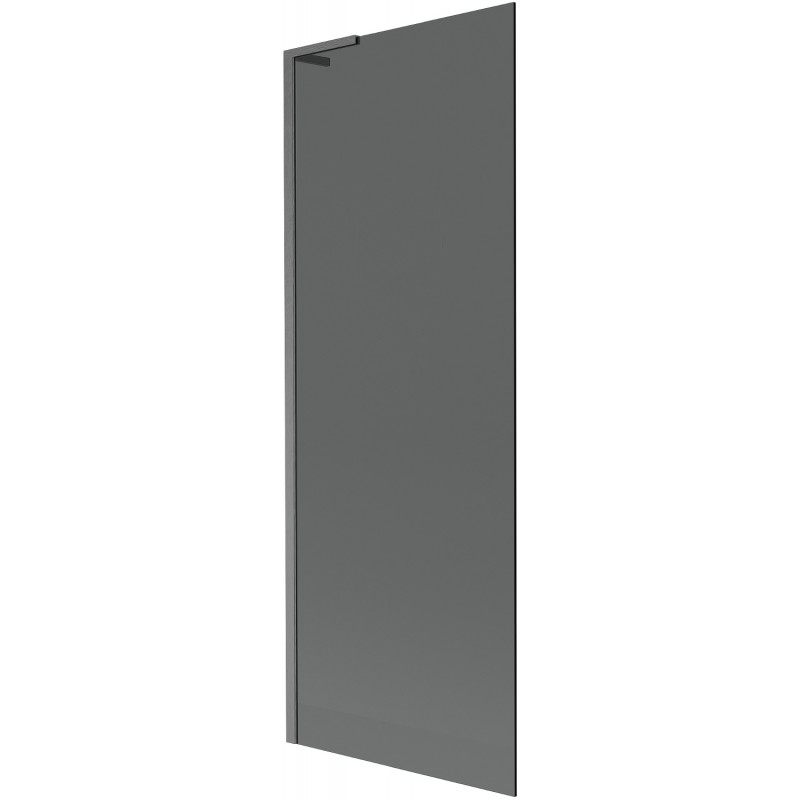 Mexen Next L Badewannenabtrennung 1-flügelig 70 x 150 cm, Graphit, gebürstetes Gun Grau - 895-070-000-03-40-66