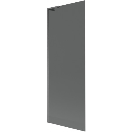 Mexen Next L Badewannenabtrennung 1-flügelig 70 x 150 cm, Graphit, gebürstetes Gun Grau - 895-070-000-03-40-66