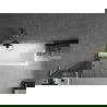 Mexen Next L Badewannenabtrennung 1-flügelig 70 x 150 cm, Graphit, gebürstetes Gun Grau - 895-070-000-03-40-66