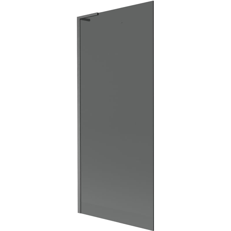 Mexen Next L 1-delige badwand 80 x 150 cm, grafiet, geborsteld kanongrijs - 895-080-000-03-40-66