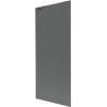 Mexen Next L 1-delige badwand 80 x 150 cm, grafiet, geborsteld kanongrijs - 895-080-000-03-40-66